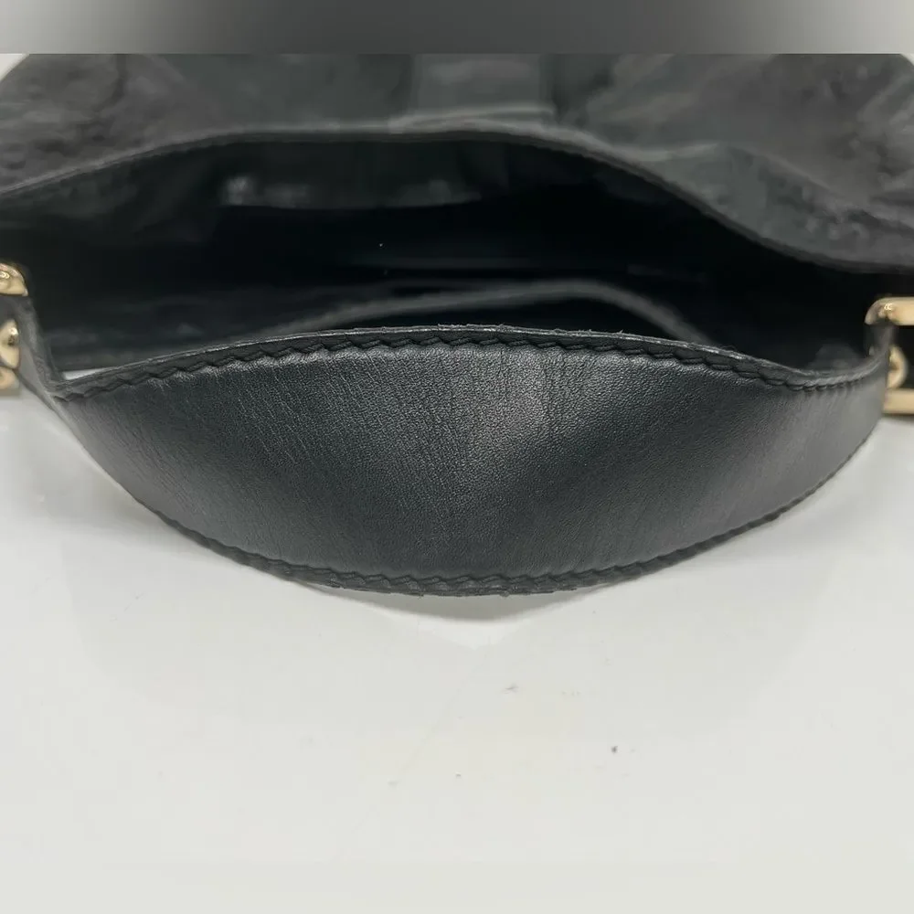 Guccissima Gucci Black Handbag Bag Hobo - Picture 10 of 14